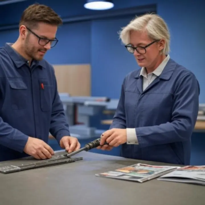 Doradztwo techniczne - ekspert pomaga klientowi w wyborze narzędzi